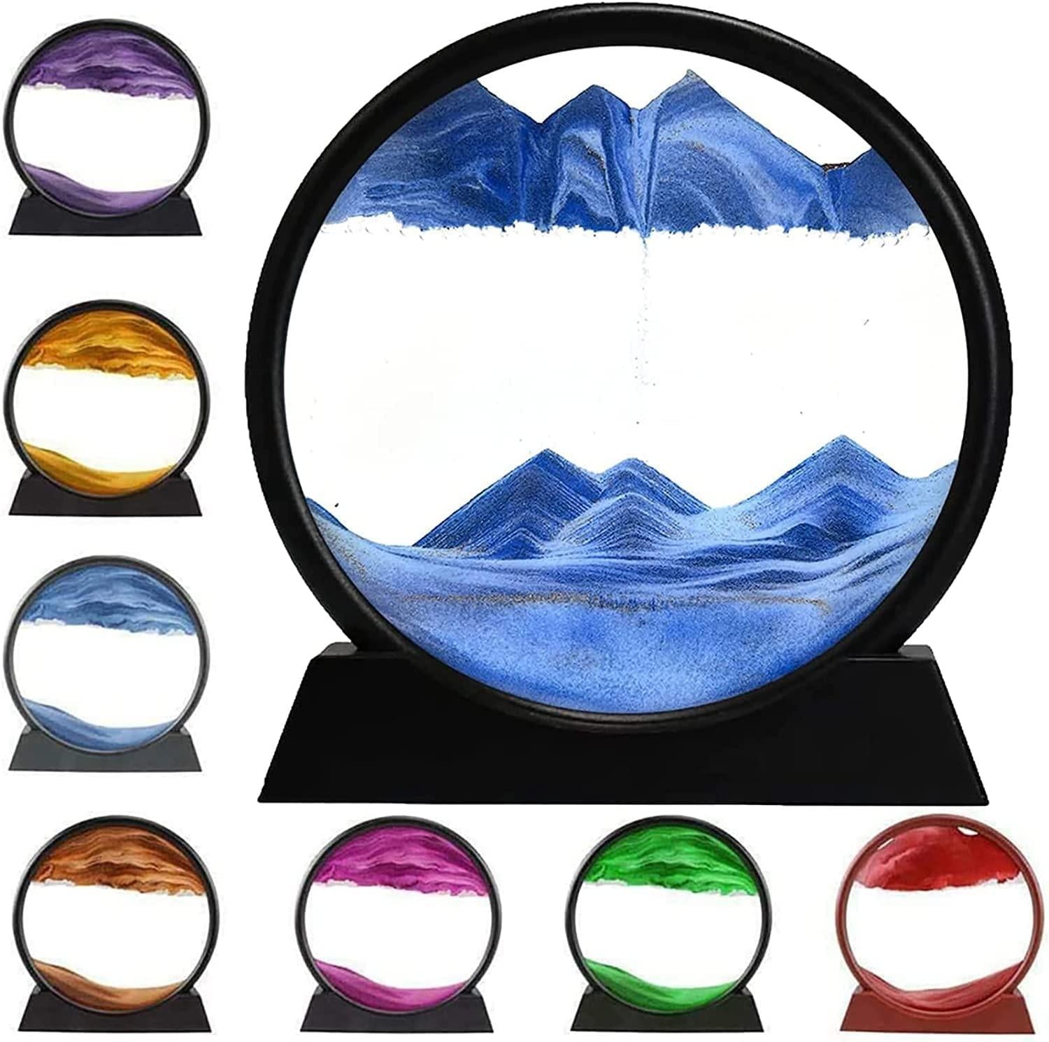 3D Deep Sea Moving Sand Art – Relaxing Kinetic Sandscape Decor