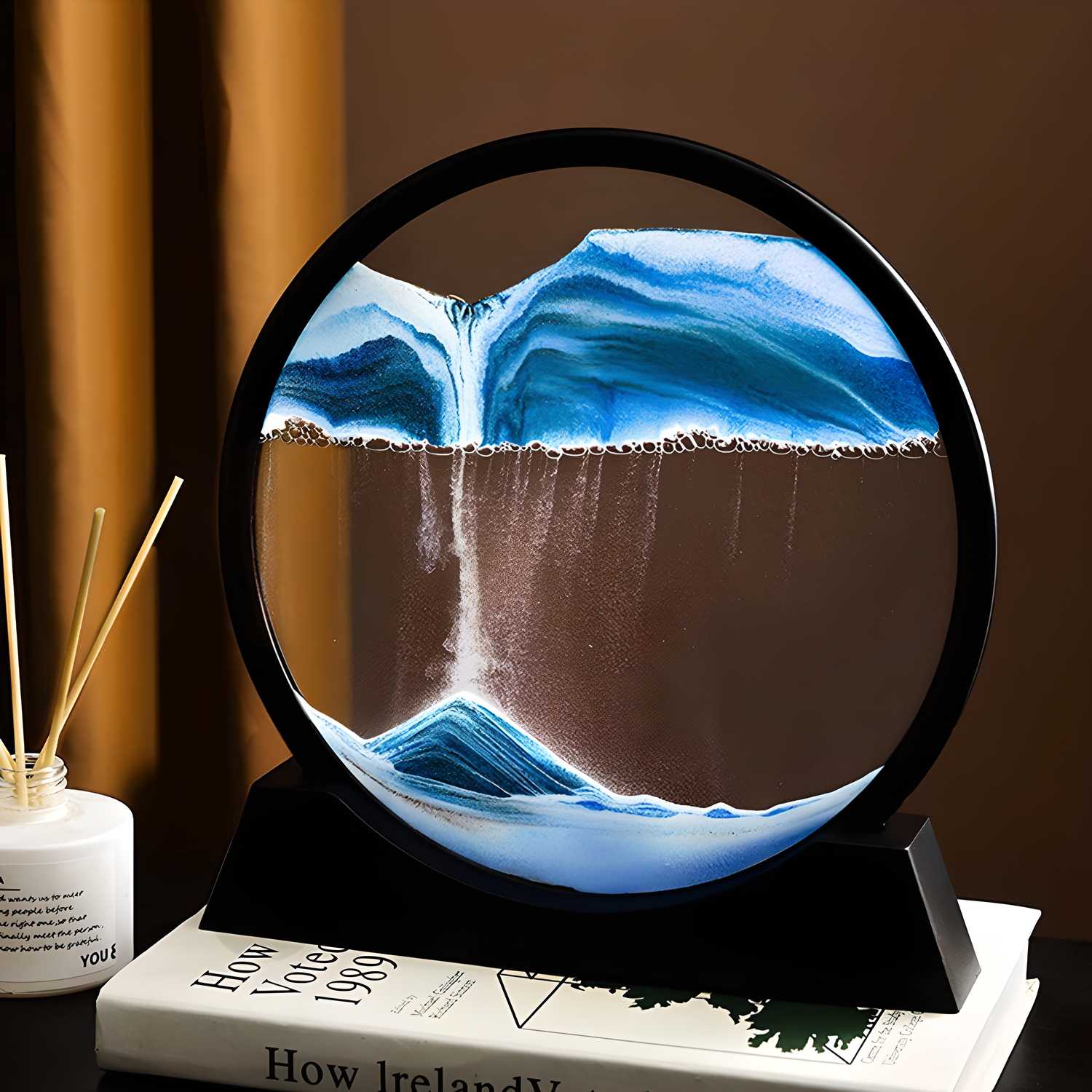 3D Deep Sea Moving Sand Art – Relaxing Kinetic Sandscape Decor